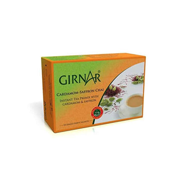 GIRNAR- Instant Premix Tea With Cardamom - Saffron -10 Sachets